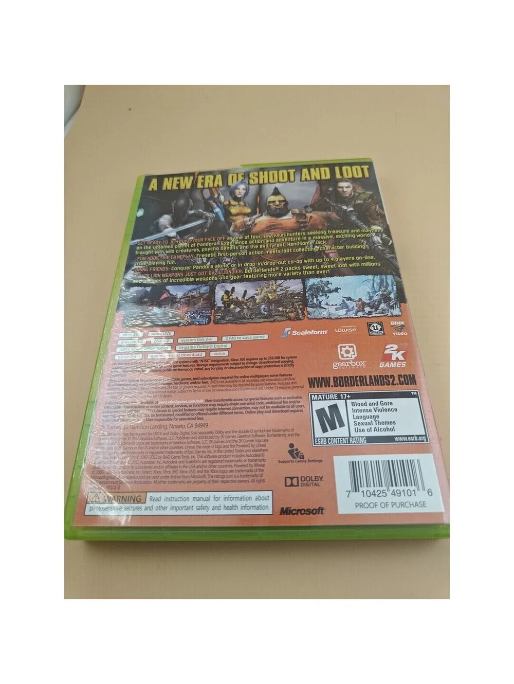 Borderlands 2 Xbox 360 Complete With Manual Tested Works